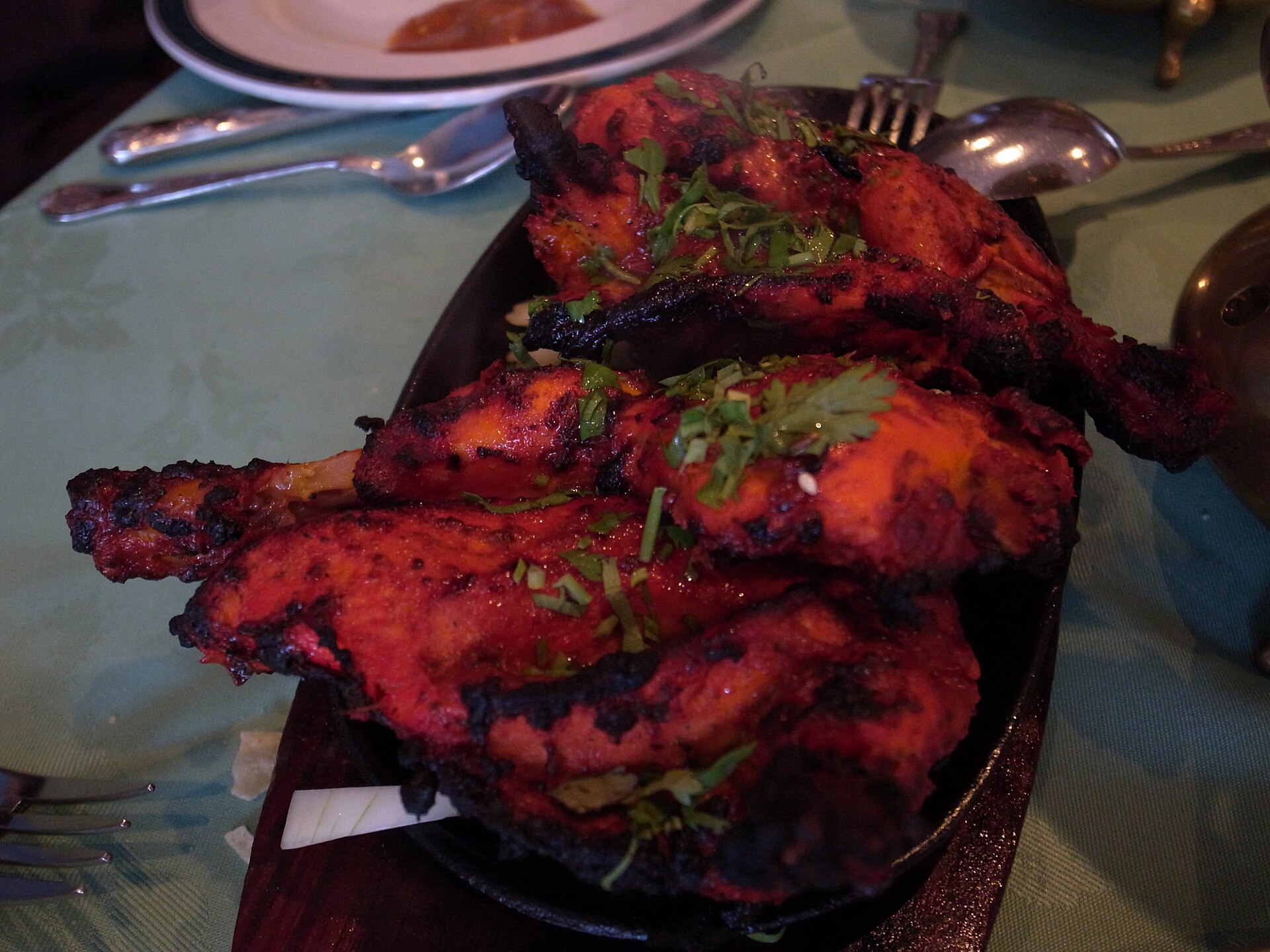 Tandoori chicken, a family favourite.